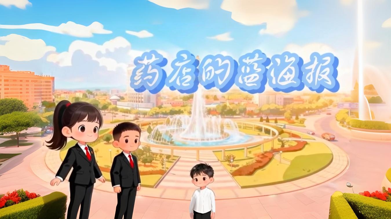 新时代检察宣传周丨微动漫：药店的蓝海报